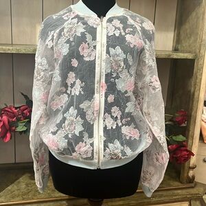 Lacey bomber jacket